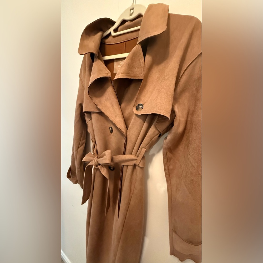 Love For Humanity Trench Coat NWT